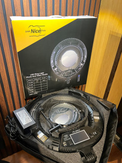 رینگ لایت FE480 نایس فوتو Nice Foto 100W پک کامل با آینه، کیف و پایه حرفهای
